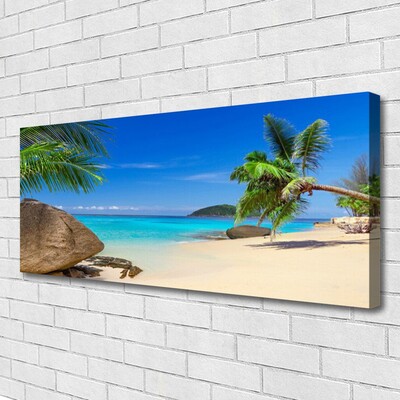 Leinwand-Bilder Strand Meer Steine Landschaft