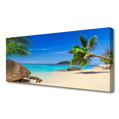 Leinwand-Bilder Strand Meer Steine Landschaft