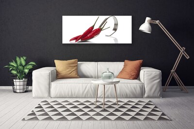 Leinwand-Bilder Chili Löffel Küche