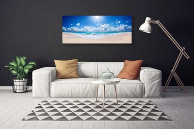 Leinwand-Bilder Strand Meer Sonne Landschaft