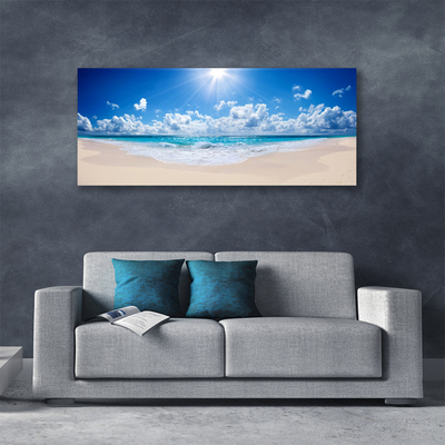 Leinwand-Bilder Strand Meer Sonne Landschaft