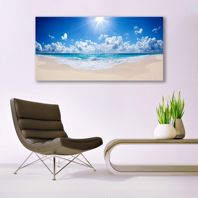 Leinwand-Bilder Strand Meer Sonne Landschaft