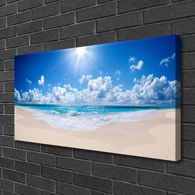 Leinwand-Bilder Strand Meer Sonne Landschaft