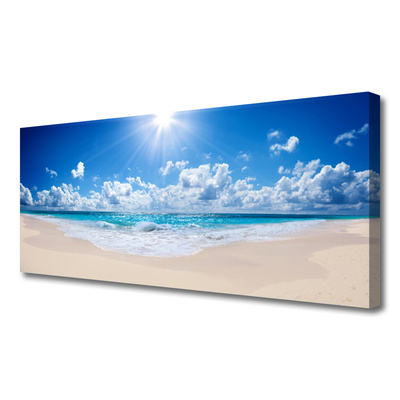 Leinwand-Bilder Strand Meer Sonne Landschaft