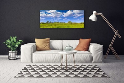 Leinwand-Bilder Wiese Gras Landschaft