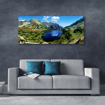 Leinwand-Bilder Gebirge See Landschaft