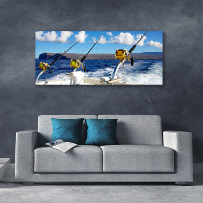 Leinwand-Bilder Angeln Meer Landschaft