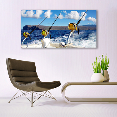 Leinwand-Bilder Angeln Meer Landschaft