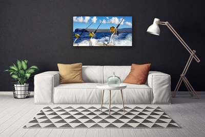 Leinwand-Bilder Angeln Meer Landschaft