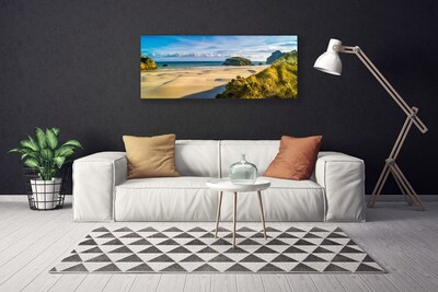 Leinwand-Bilder Strand Felsen Landschaft