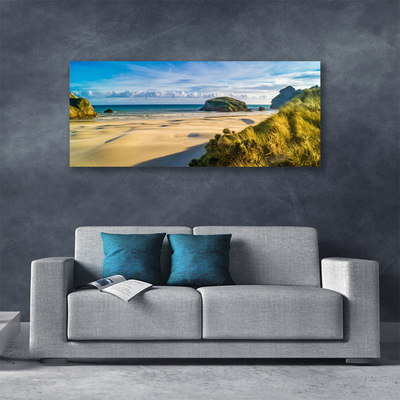 Leinwand-Bilder Strand Felsen Landschaft