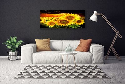 Leinwand-Bilder Sonnenblumen Pflanzen