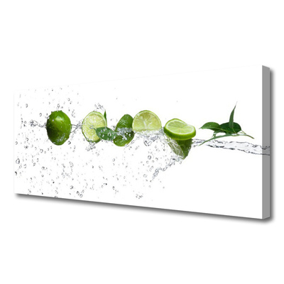 Leinwand-Bilder Limetten Wasser Küche