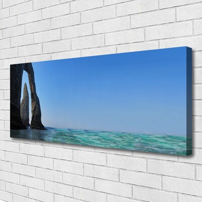 Leinwand-Bilder Felsen Meer Landschaft