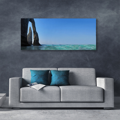 Leinwand-Bilder Felsen Meer Landschaft