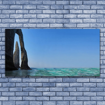 Leinwand-Bilder Felsen Meer Landschaft