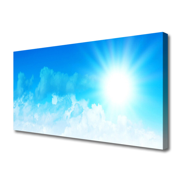 Leinwand-Bilder Sonne Himmel Landschaft