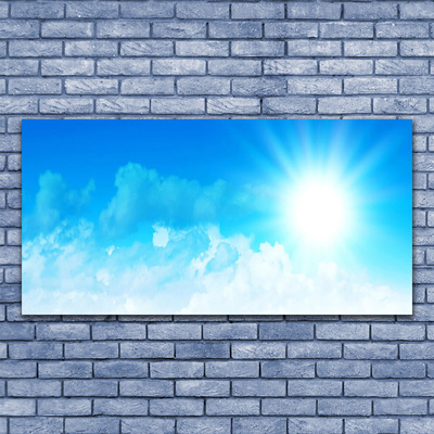 Leinwand-Bilder Sonne Himmel Landschaft