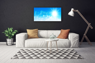 Leinwand-Bilder Sonne Himmel Landschaft