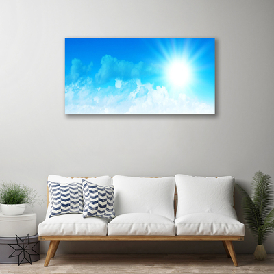 Leinwand-Bilder Sonne Himmel Landschaft