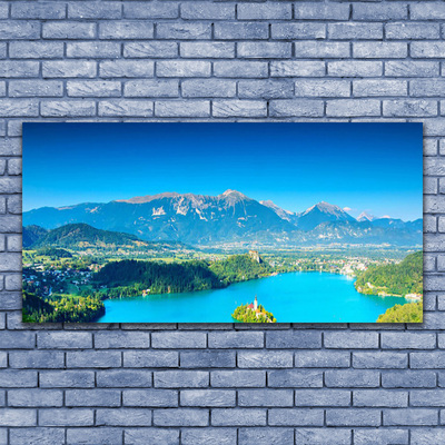 Leinwand-Bilder Gebirge See Landschaft