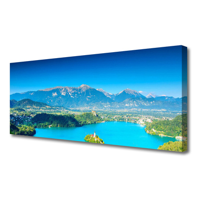 Leinwand-Bilder Gebirge See Landschaft