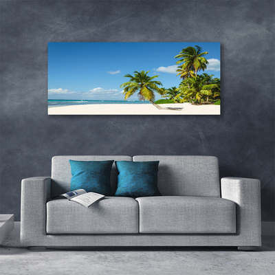 Leinwand-Bilder Strand Palmen Landschaft