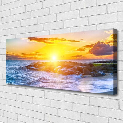 Leinwand-Bilder Sonne Meer Landschaft