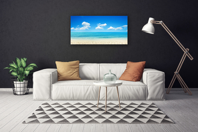 Leinwand-Bilder Strand Meer Landschaft