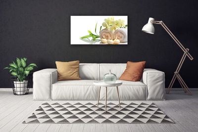 Leinwand-Bilder Blumen Kerzen Handtücher Kunst