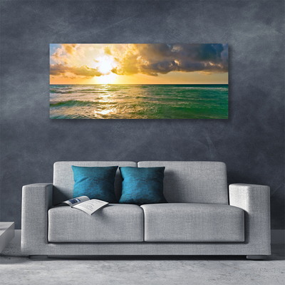 Leinwand-Bilder Sonne Meer Landschaft