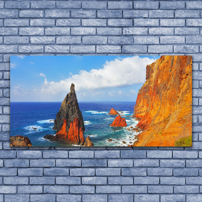 Leinwand-Bilder Felsen Meer Landschaft