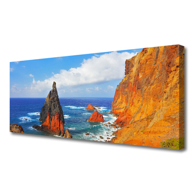 Leinwand-Bilder Felsen Meer Landschaft