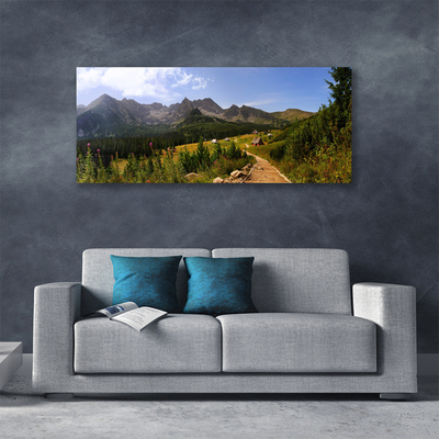 Leinwand-Bilder Gebirge Wald Natur