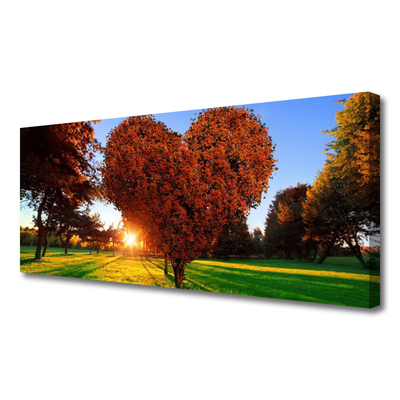 Leinwand-Bilder Sonne Bäume Natur