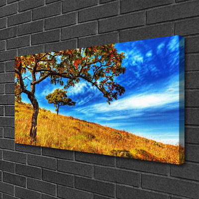 Leinwand-Bilder Wiese Bäume Natur