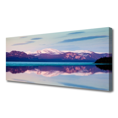 Leinwand-Bilder Gebirge See Landschaft