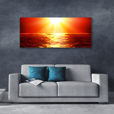 Leinwand-Bilder Sonne Meer Landschaft