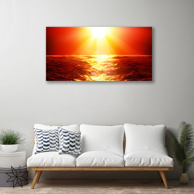 Leinwand-Bilder Sonne Meer Landschaft