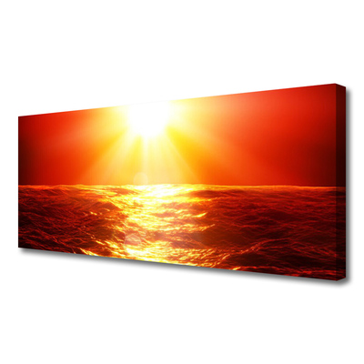 Leinwand-Bilder Sonne Meer Landschaft