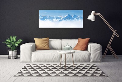 Leinwand-Bilder Gebirge Nebel Landschaft