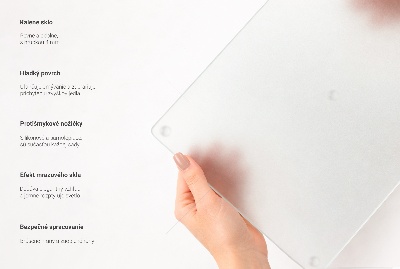 Abdeckplatte Ceranfeld in rechteckiger Form aus halbtransparentem Material