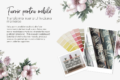 Möbel klebefolie Exotische flora