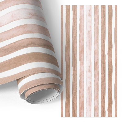 Klebefolie für Möbel in Beige mit Streifenmuster