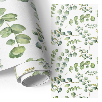 Möbelsticker mit botanischen Blättern