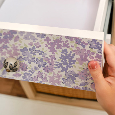 Folie für möbel Bunte blumen