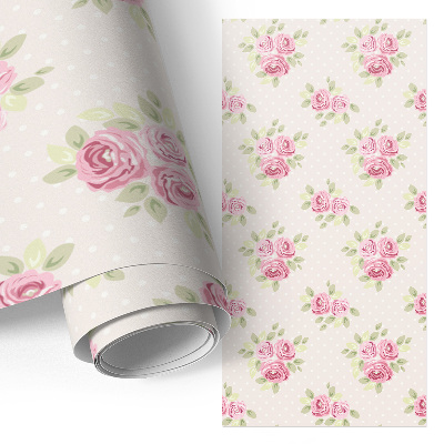 Klebefolie für Möbel mit Blumenmuster
