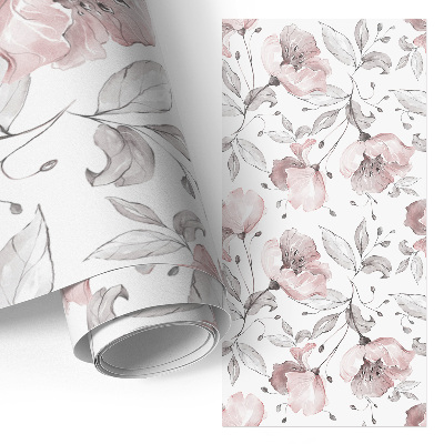 Klebefolie Möbel mit pastellfarbenem Blumenmuster
