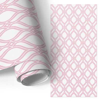 Klebefolie für Möbel in Rosa mit elegantem Muster