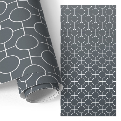 Möbelfolie mit geometrischem Kreis‑muster